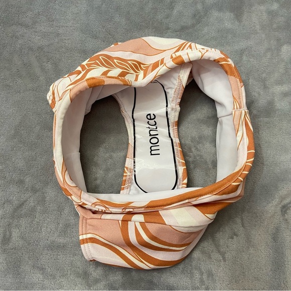 New! Montce Tamarindo Wide Waistband Bikini Bottom Carmel Brown 27853 - Picture 5 of 6